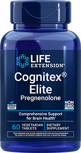 Cognitex® Elite Pregnenolone, 60 vegetarian tablets