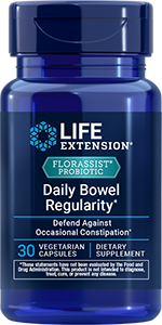 FLORASSIST® Probiotic Daily Bowel Regularity, 30 vegetarian capsules