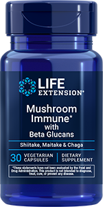 Mushroom Immune with Beta Glucans, 30 vegetarian capsules