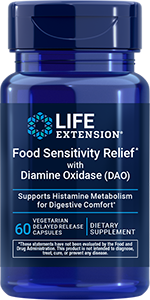 Food Sensitivity Relief* with Diamine Oxidase (DAO), 60 delayed release capsule