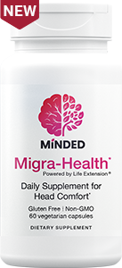 New Product, Migra-Health™ by Minded, 60 vegetarian capsules