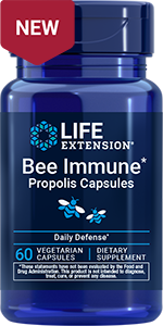 New Product, Bee Immune Propolis Capsules, 60 vegetarian capsules