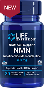 NAD+ Cell Support* NMN Nicotinamide Mononucleotide, 300 mg, 30 vegetarian capsules