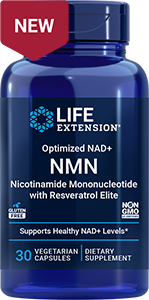 New Product, Optimized NAD+ NMN Nicotinamide Mononucleotide with Resveratrol Elite, 30 vegetarian capsules