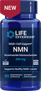 New Product, NAD+ Cell Support* NMN Nicotinamide Mononucleotide, 300 mg, 90 vegetarian capsules