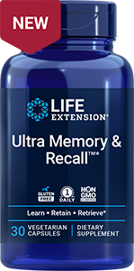 New Product, Ultra Memory & Recall™*, 30 vegetarian capsules