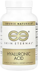 Hyaluronic Acid, 50 mg, 120 tablets