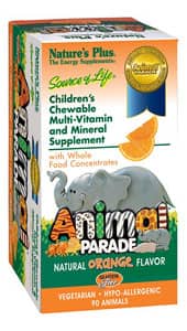 Animal Parade (Orange)  180 chewable tablets - Life Extension