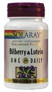 Bilberry & Lutein One Daily 30 capsules - Life Extension