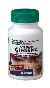 American Ginseng 250 mg, 60 capsules - Life Extension