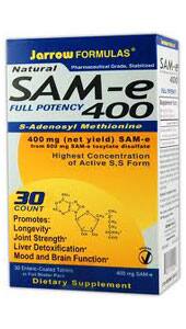 SAMe 400 mg, 30 tablets - Life Extension