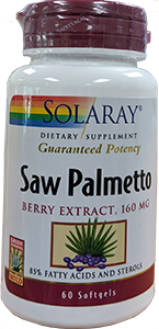 Saw Palmetto Berry Extract 160 mg, 60 softgels - Life Extension