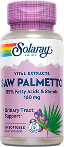 Saw Palmetto Berry Extract, 160 mg, 60 softgels