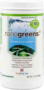 NanoGreens 10® 360 grams - Life Extension