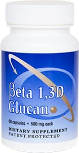 Beta 1,3D Glucan 500 mg, 60 capsules - Life Extension