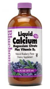 Liquid Calcium Magnesium Citrate Plus Vitamin D3 (blueberry) 16 fl oz - Life Extension