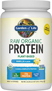 Raw Organic Protein (Vanilla), 624 grams
