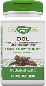 DGL, 100 chewable tablets