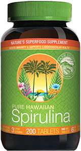 Pure Hawaiian Spirulina, 500 mg, 200 tablets