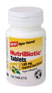 Nutribiotic® GSE (Grapefruit Seed Extract) 125 mg, 100 tablets - Life Extension