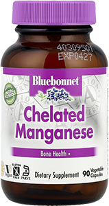 Chelated Manganese, 10 mg, 90 capsules