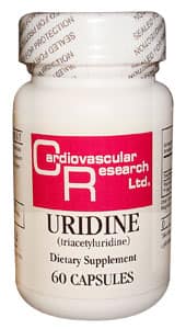 Uridine 25 mg, 60 capsules - Life Extension