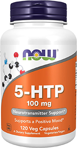 5-HTP (5-hydroxytryptophan), 100 mg, capsules