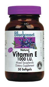 Vitamin E 1000 IU, 50 softgels - Life Extension
