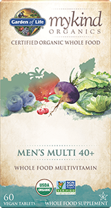 mykind Organics Men's Multi 40+ 60 tablets - Life Extension