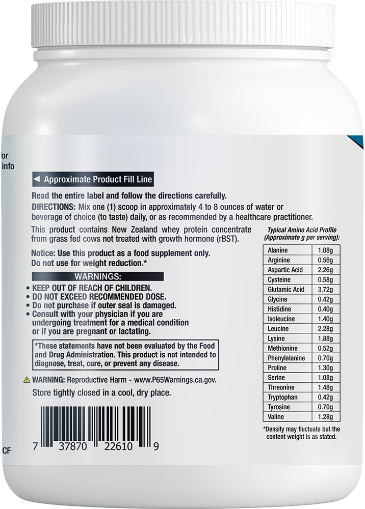 Thumbnail 2 of 3: Wellness Code™ Whey Protein Concentrate Chocolate Flavor (1.41 lb. or 22.56 oz.), 640 grams