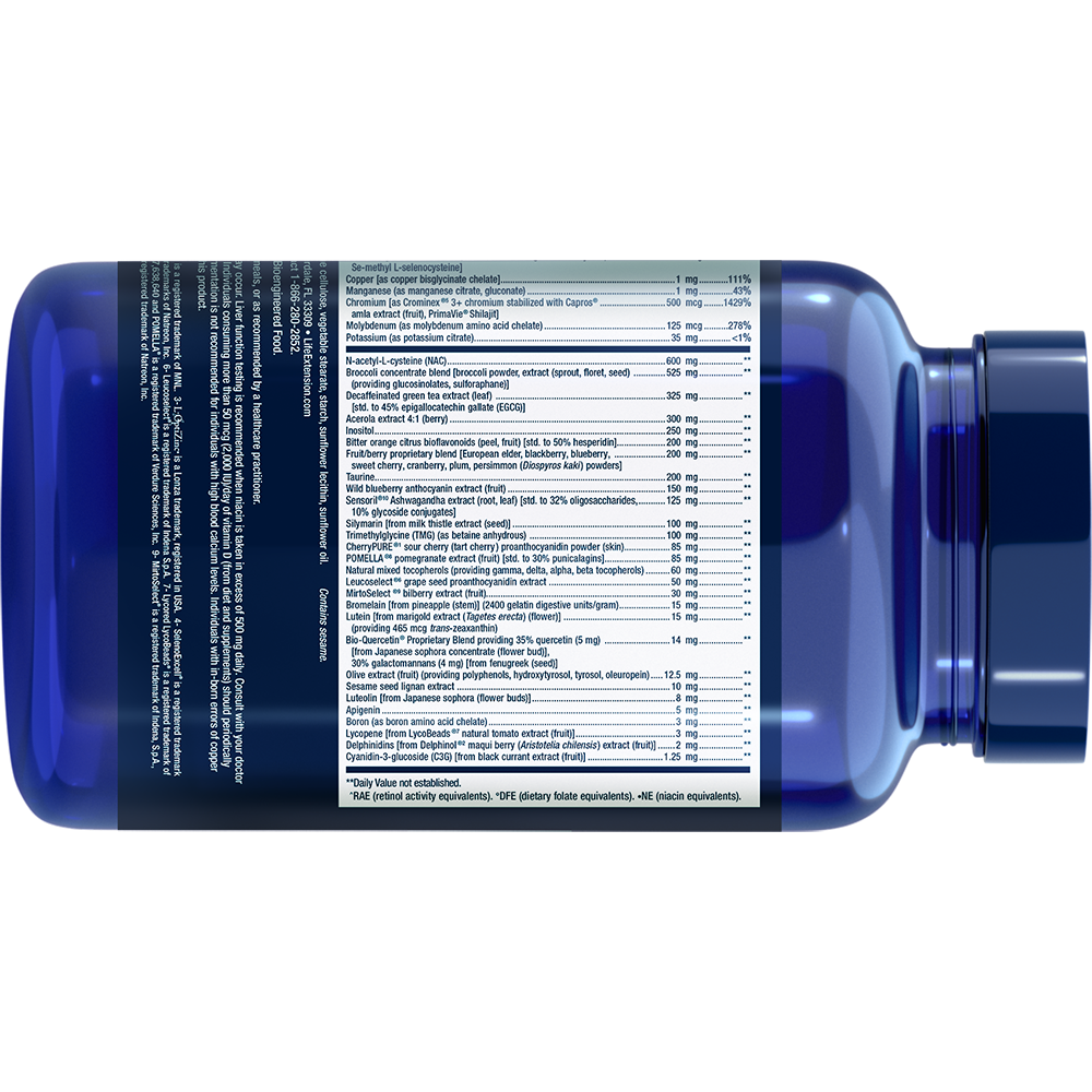 Life Extension Mix, 360 capsules. Vitamins, Minerals and Vegan