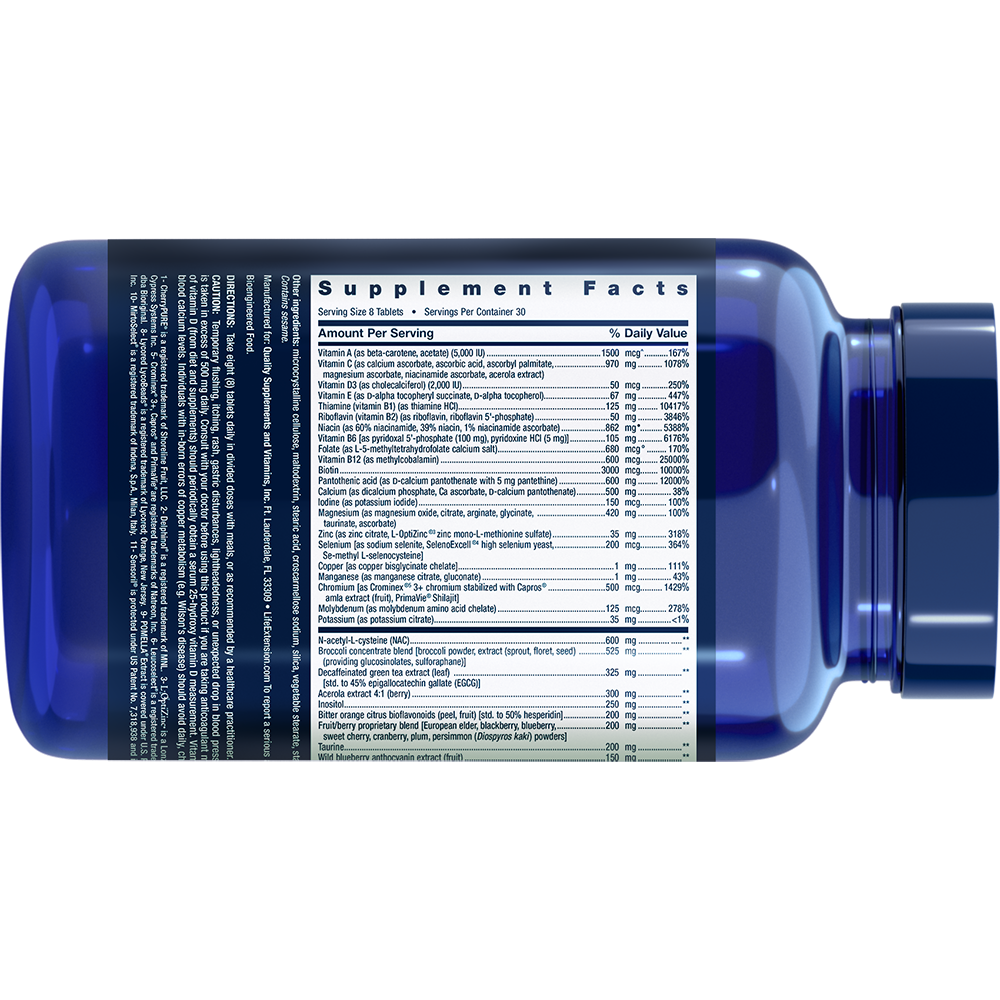 Life Extension Mix™ Tablets with Extra Niacin, 240 Tablets Life Extension