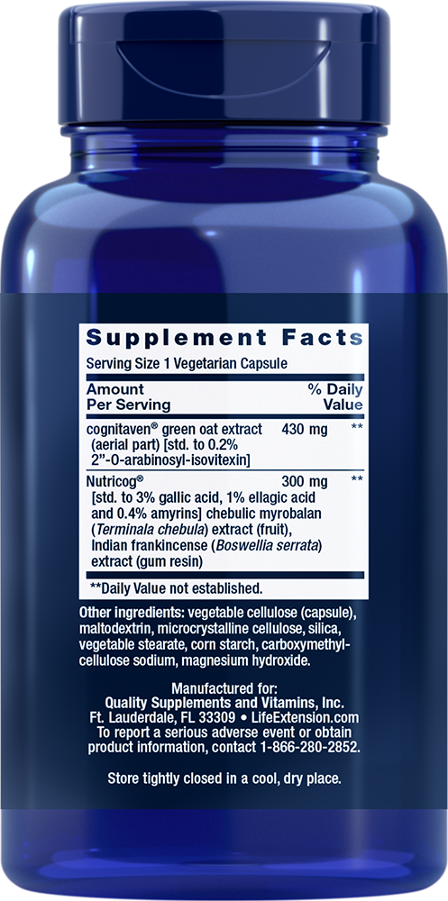 Thumbnail 2 of 2: New Product, Ultra Memory & Recall™*, 30 vegetarian capsules