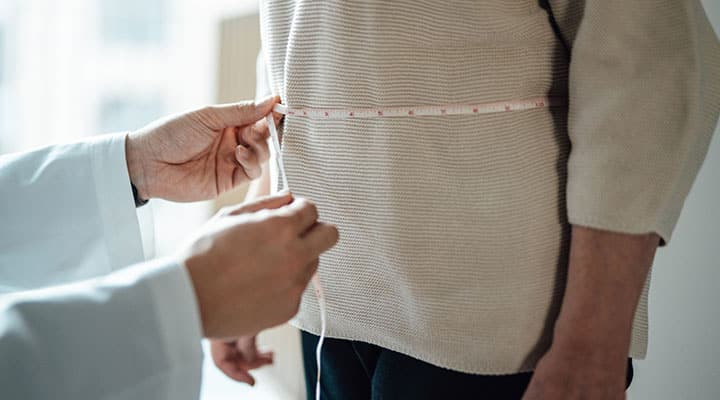 Measuring waist circumference is a key biomarker of healthy aging