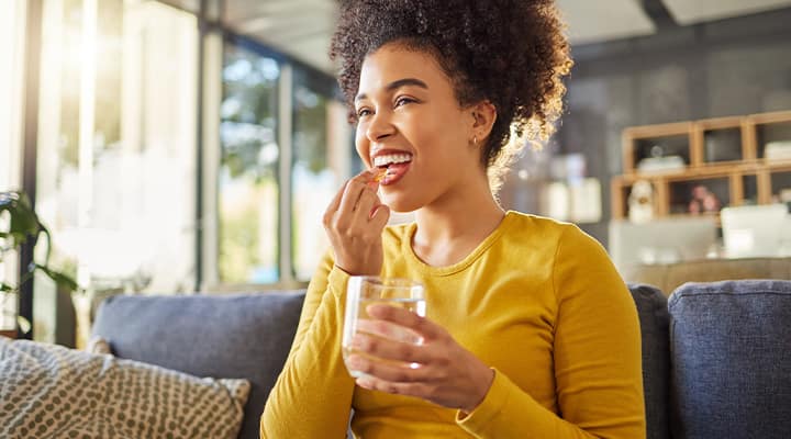 Taking  botanical supplements with vitamins for comprehensive support