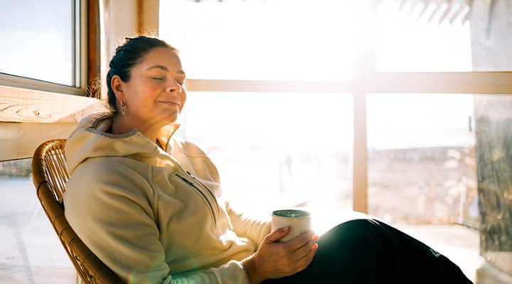 Feeling good thanks to a healthy immune  system