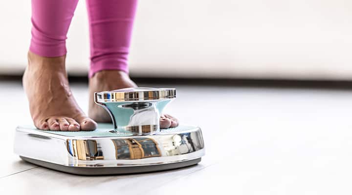 Weight gain can accompany high cortisol.