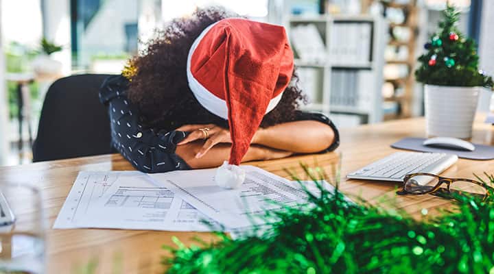 Burnout during the holidays is common