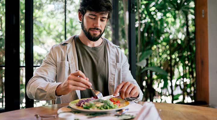 Eat regular, healthy, balanced meals