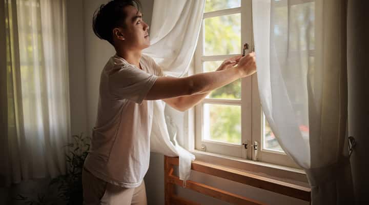 Start the day with natural  light exposure.