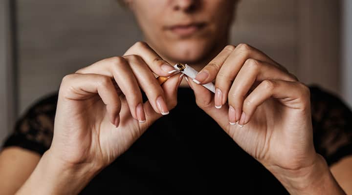 Cigarette smoke is full of toxins.