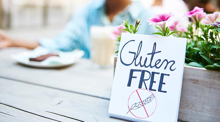 In celiac disease, the gut lining is eroded by the immune system.