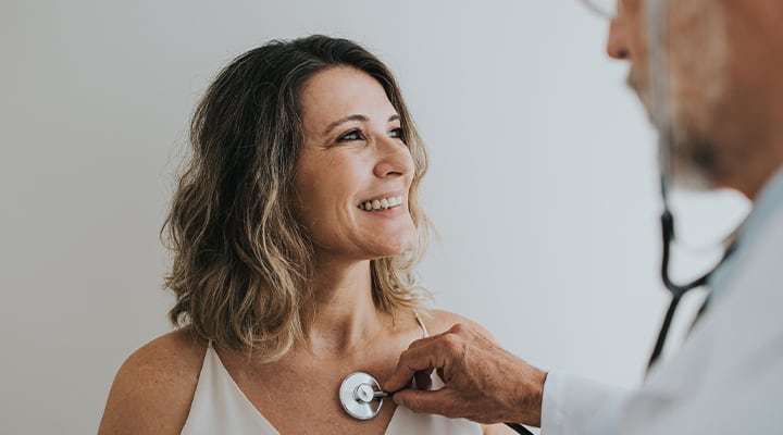 Estradiol levels in perimenopause affect heart health.