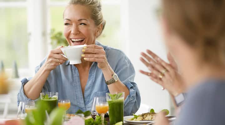 Maintaining healthy levels of nutrition can improve mood and comfort.