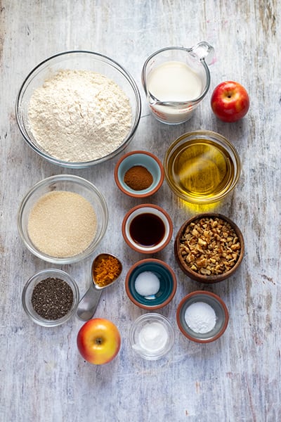 These muffins use plant-based ingredients