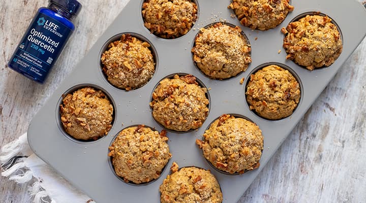 A supplement provides more absorbable quercetin