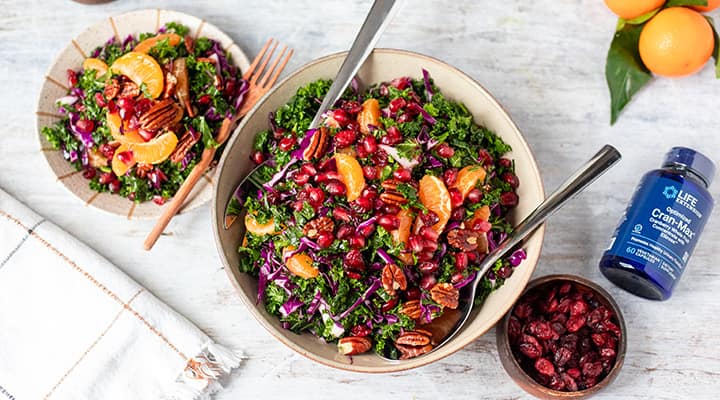 A cranberry supplement is a convenient choice for urinary tract health