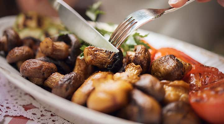 Mushrooms get the top spot on the melatonin-containing food list