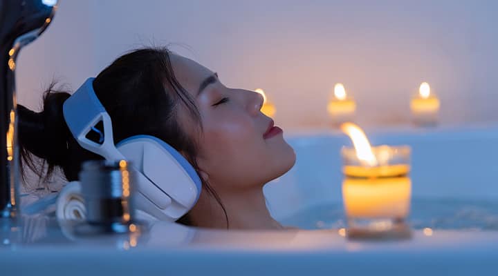 Sleep stacks use actions like nighttime baths to encourage sleep