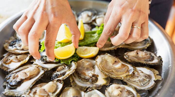 Oysters are high in zinc